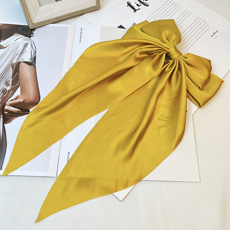 Wholesale Large Bow Ribbon Spring Clip Top Clip Hair Accessories